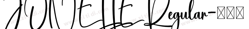 JONELLE Regular字体转换